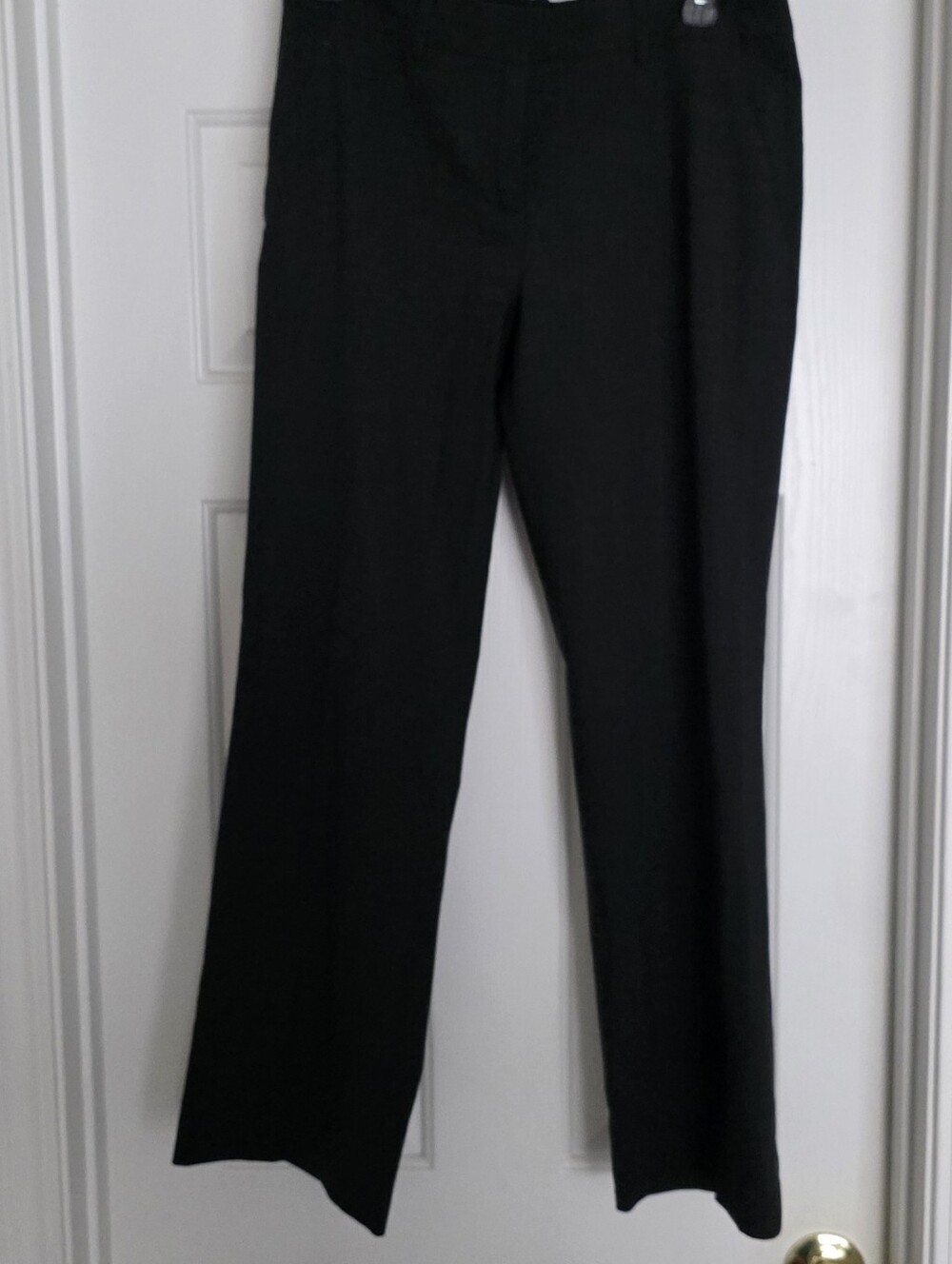 DKNY Black Straight Leg Dress Pants